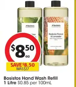 Coles Bosistos Hand Wash Refill offer