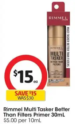 Coles Rimmel Multi Tasker Better Than Filters Primer offer