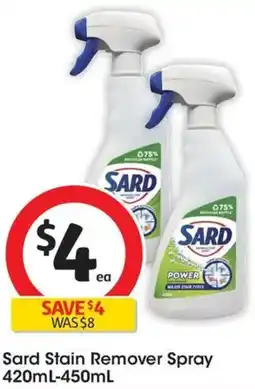 Coles Sard Stain Remover Spray offer