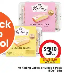 Coles Mr Kipling Cakes or Slices offer