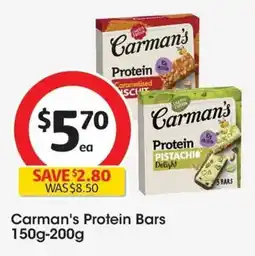 Coles Carmans Protein Bars offer