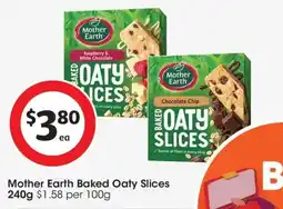 Coles Mother Earth Baked Oaty Slices offer