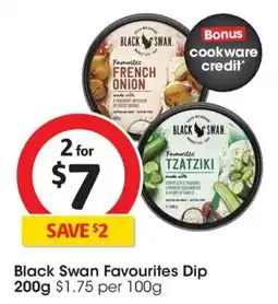 Coles Black Swan Favourites Dip offer