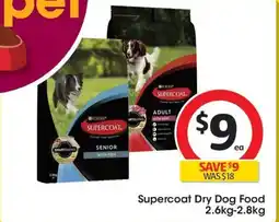 Coles Supercoat Dry Dog Food offer