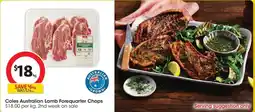 Coles Coles Australian Lamb Forequarter Chops offer