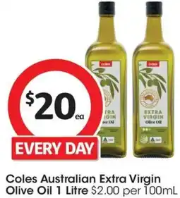 Coles Coles Australian Extra Virgin Olive Oil offer
