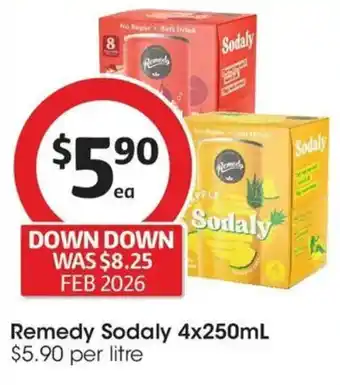 Coles Remedy Sodaly offer