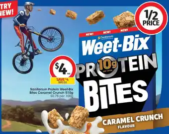 Sanitarium Protein Weet-Bix Bites Caramel Crunch