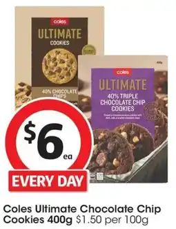 Coles Coles Ultimate Chocolate Chip Cookies offer