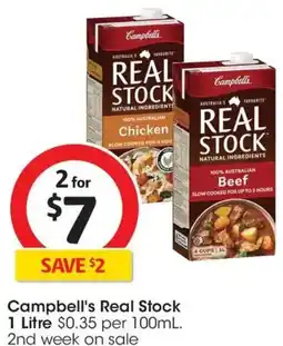 Coles Campbell's Real Stock offer