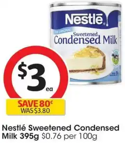 Coles Nestlé Sweetened Condensed Milk offer