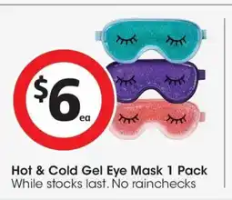 Coles Hot & Cold Gel Eye Mask 1 Pack offer