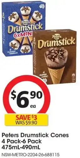 Coles Peters Drumstick Cones offer