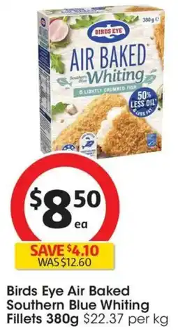 Coles Birds Eye Air Baked Southern Blue Whiting Fillets offer