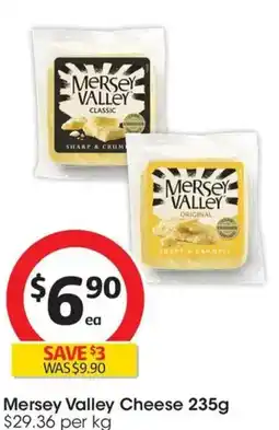 Coles Mersey Valley Cheese offer