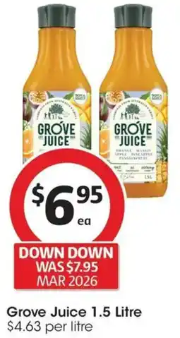 Coles Grove Juice offer