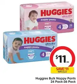 Coles Huggies Bulk Nappy Pants offer