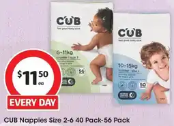 Coles CUB Nappies offer