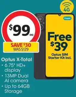 Coles Optus X-Total offer