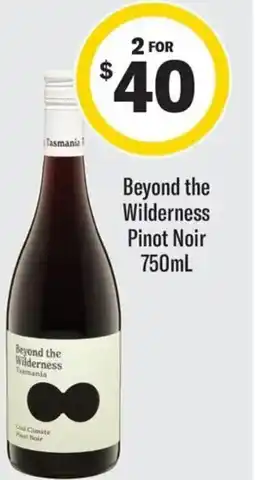 Coles Beyond the Wilderness Pinot Noir offer