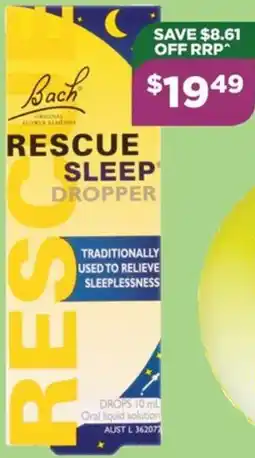 Your Local Pharmacy Rescue sleep dropper offer