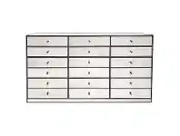 LivingStyles Brentwood Mirrored Multi Drawer Chest offer