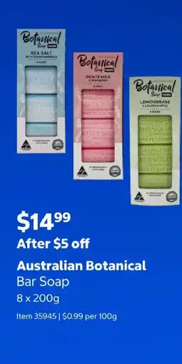 Costco Australian Botanical Bar Soap offer