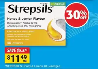 Strepsils Honey & Lemon Flavour