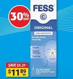 Cincotta Chemist Fess original non-medicated offer