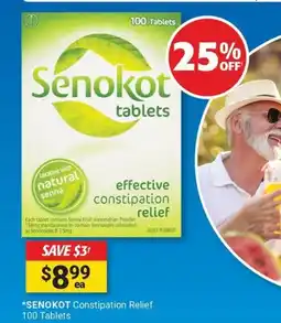 Cincotta Chemist Senokot 100 Tablets offer