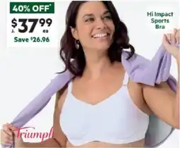 Harris Scarfe TRIUMPH Triaction Sports Bra offer