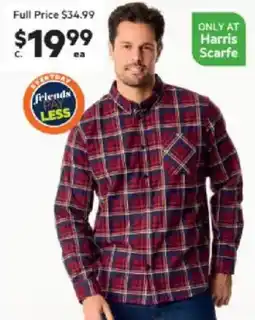 Harris Scarfe Printed Flannelette Shirt offer