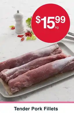 Australian Butchers Store Tender Pork Fillets offer