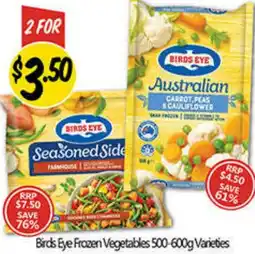 Not Quite Right Birds Eye Frozen Vegetables Varieties offer