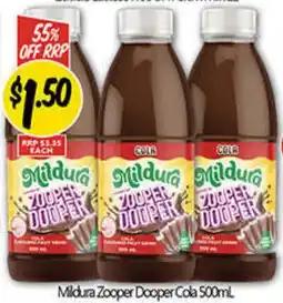 Not Quite Right Mildura Zooper Dooper Cola offer