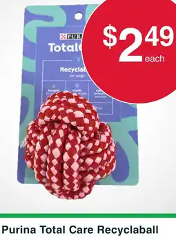 Australian Butchers Store Purina Total Care Recyclaball offer