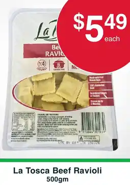 Australian Butchers Store La Tosca Beef Ravioli offer