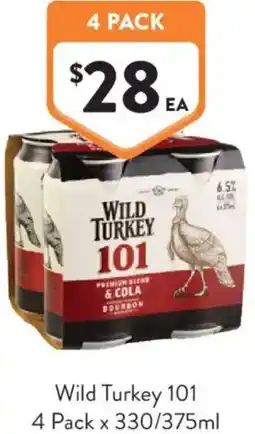 Foodworks Wild Turkey 101 offer