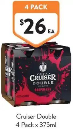 Foodworks Cruiser Double offer