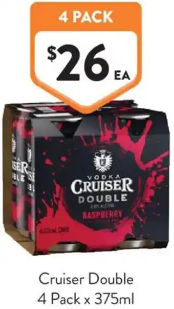 Foodworks Cruiser Double offer