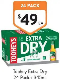 Foodworks Toohey Extra Dry offer