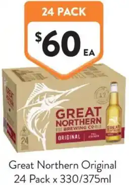 Foodworks Great Northern Original offer