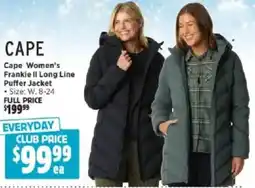 Anaconda Cape Women's Frankie II Long Line Puffer Jacket offer