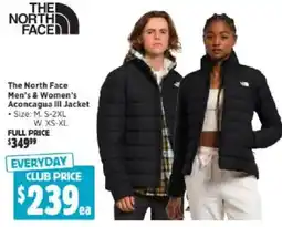 Anaconda The North Face Men's & Women's Aconcagua III Jacket offer