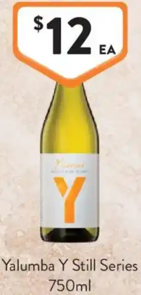 Foodworks Yalumba Y Still Series offer