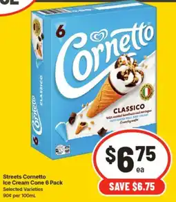 IGA Streets Cornetto Ice Cream Cone offer