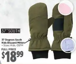 Anaconda 37 Degrees South Kids Blizzard Mitten offer