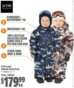 Anaconda XTM Lumi Infants Snow Suit offer
