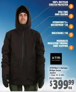 Anaconda XTM Men's Vertigo Ridge Snow Jacket offer
