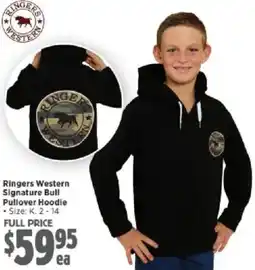 Anaconda Ringers Western Signature Bull Pullover Hoodie offer